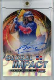 2022 Bowman's Best Vladimir Guerrero Jr. Global Impact Autographs Lava Refractors【16/50】 Toronto Blue Jays