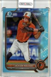 2022 Bowman Chrome Draft Jackson Holliday Sky Blue Refractors Baltimore Orioles