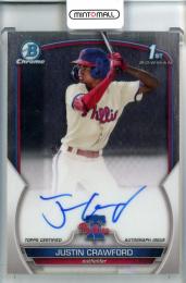 2023 Bowman Chrome Justin Crawford Prospect Autographs Philadelphia Phillies