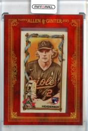 2023 Topps Allen and Ginter Gunnar Henderson Mini Cloth【01/10】 Baltimore Orioles