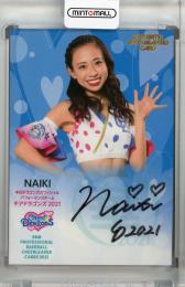 2021 BBM チアリーダー DANCING HEROINE -舞- チアドラゴンズ2021 NAIKI 直筆サインカード 52/90