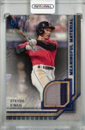 2023 Topps Museum Collection Steven Kwan Meaningful Materials Relics Sapphire #MMR-SK ※状態難【20/20(ラストナンバー)】 Cleveland Guardians