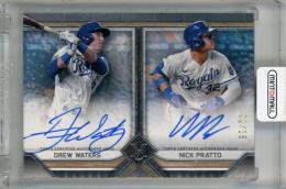 2023 Topps Museum Collection Drew Waters/Nick Pratto Dual On-Card Autographs #DA-WP ※裏面白かけあり【02/15】 Kansas City Royals