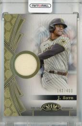 2023 Topps Tier One Juan Soto Tier One Relics (Design A) #T1R-JS0 【182/400】 San Diego Padres