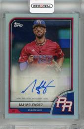 2023 Topps World Baseball Classic MJ Melendez Autographs #AV-MME Puerto Rico