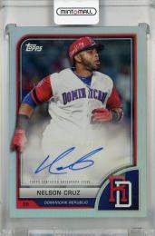 2023 Topps World Baseball Classic Nelson Cruz Autographs #AV-NC ※角折れあり Dominican Republic