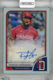 2023 Topps World Baseball Classic Teoscar Hernandez Autographs #AV-TH Dominican Republic