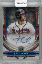 2023 Topps Tribute Matt Olson Tribute Autographs Blue #TA-MOL 【039/150】 Atlanta Braves