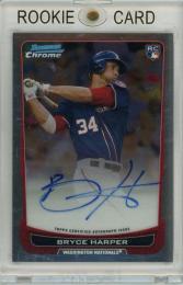 2012 Topps Bowman Chrome Bryce Harper Rookie Autographs RC #RABH