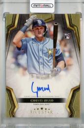 2024 Topps Five Star Curtis Mead Autographs #FSA-CM RC Tampa Bay Rays