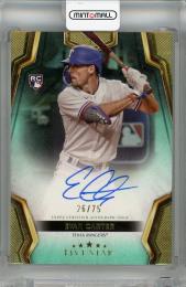 2024 Topps Five Star Evan Carter Autographs Aqua #FSA-EC RC ※傷あり【26/75】 Texas Rangers
