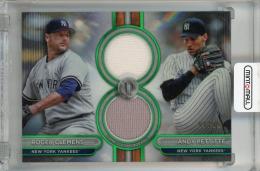 2024 Topps Tribute Roger Clemens/Andy Pettitte Dual Relics Green #DR2-CP ※傷あり【87/99】 New York Yankees
