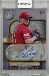 2024 Topps Tribute Andrew Abbott Tribute Autographs Gold #TA-JR ※裏面傷あり【35/75】 Cincinnati Reds