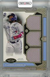 2024 Topps Tier One Vladimir Guerrero Jr. Tier One Relics Triples #T1R-VG ※白かけあり【22/49】 Toronto Blue Jays