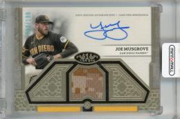 2024 Topps Tier One Joe Musgrove Autographed Tier One Relics #T1AR-JM ※白かけ・裏面傷あり【093/199】 San Diego Padres