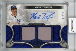 2025 Topps Tier One Mark Teixeira Autographed Tier One Relics Dual #AT1R-MT ※白かけあり【25/49】 New York Yankees