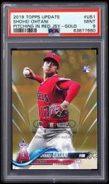 2018 Topps Update #US1 Shohei Ohtani Gold【1441/2018】【PSA MINT 9】 Los Angeles Angels