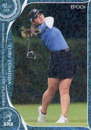 2022 エポック JLPGA 日本女子ゴルフ協会 オフィシャルトレーディングカード TOP PLAYERS #20 吉田優利 パラレル版 レギュラーカード