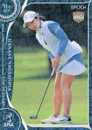 2022 エポック JLPGA 日本女子ゴルフ協会 オフィシャルトレーディングカード TOP PLAYERS #61 永嶋花音 パラレル版 レギュラーカード RC
