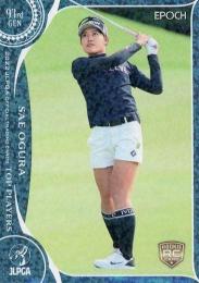 2022 エポック JLPGA 日本女子ゴルフ協会 オフィシャルトレーディングカード TOP PLAYERS #68 小倉彩愛 パラレル版 レギュラーカード RC