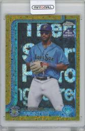 2025 TOPPS Pro Debut Chrome Gold Mini-Diamond Refractors / LAZARO MONTES(Everett AquaSox) 【32/50】