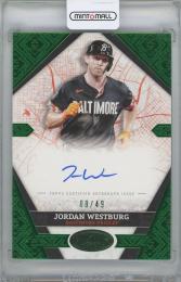 2025 TOPPS Tier One City Connect Signatures Green Foil / JORDAN WESTBURG(Baltimore Orioles) 【08/49】