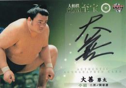 2015 BBM 大相撲 Legend 『至宝』 直筆サインカード / 大善尊太 【23/90】