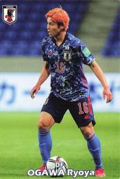 2022 カルビー サッカー日本代表チームチップス #8 小川諒也 レギュラーカード