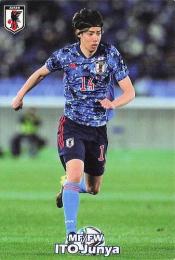 2022 カルビー サッカー日本代表チームチップス #23 伊東純也 レギュラーカード