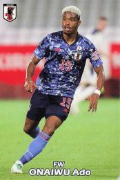 2022 カルビー サッカー日本代表チームチップス #40 オナイウ阿道 レギュラーカード