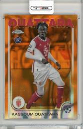 2024-25 Topps Chrome UEFA Club Competitions Kassoum Ouattara Orange Lava Refractor【16/25】 AS Monaco