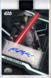 2022 Topps Star Wars Chrome Black   Philip Anthony Rodriguez as Fifth Brother Autograph A Design