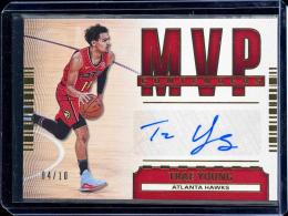 2020-21 Panini Contenders  Trae Young MVP Contenders Autographs Gold #2【4/10】 Atlanta Hawks