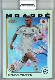 2024-25 Topps Chrome UEFA Japan edition Kylian Mbappe Cherry Blossom Refractor #1 Real Madrid
