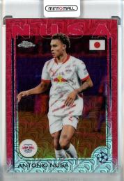 2024-25 Topps Chrome UEFA Japan edition Antonio Nusa Red Mojo #175【2/5】 RB Leipzig