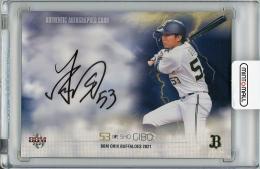 2021 BBM オリックス・バファローズ 宜保翔 直筆サインカード【48/90】