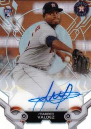 2019 Topps High Tek Houston Astros Framber Valdez Autographs