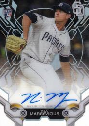 2019 Topps High Tek San Diego Padres Nick Margevicius Autographs