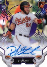 2019 Topps High Tek Baltimore Orioles DJ Stewart Autographs Purpleパラレル版 40/99