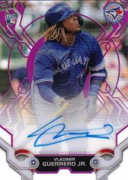 2019 Topps High Tek Toronto Blue Jays Vladimir Guerrero Jr. Autographs Pimkパラレル版 55/75