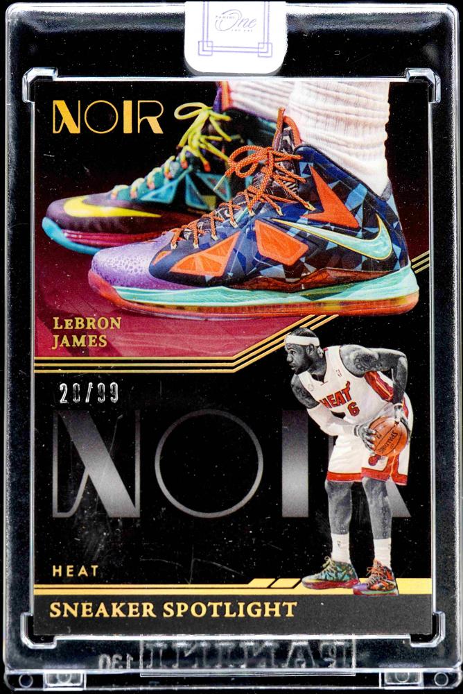 ミントモール / MINT VAULT店 (MSV委託品通販) / 2021-22 Panini Noir LeBron James Sneaker  Spotlight #6【20/99】 Miami Heat