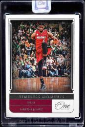 2021-22 Panini One and One LeBron James Timeless Moments #4 Miami Heat