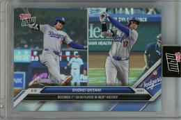 2024 Topps Now Shohei Ohtani Becomes 1st 50/50 Player in MLB History #722SSP Los Angeles Dodgers