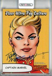 2024 UPPER DECK Fleer Ultra Wolverine   CAPTAIN MARVEL Auto by TOM MORGAN 【21/40】