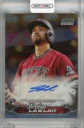 2024 Topps Stadium Club Jordan Lawlar Chrome Autographs #SCCA-JL RC  Arizona Diamondbacks