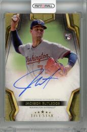 2024 Topps Five Star Jackson Rutledge Five Star Base Autographs #FSA-JRU RC ※裏面汚れあり Washington Nationals