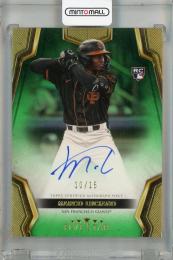 2024 Topps Five Star Marco Luciano Five Star Base Autographs Green #FSA-MLU ※初期傷あり【10/15】 San Francisco Giants