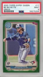 2020 Topps Gypsy Queen Bo Bichette Green #17 RC【PSA9】 Toronto Blue Jays