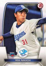 2023 TOPPS Bowman NPBプロ野球 #25 仲地礼亜(中日) レギュラーカード RC