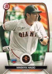 2023 TOPPS Bowman NPBプロ野球 #43 萩尾匡也(巨人) レギュラーカード RC